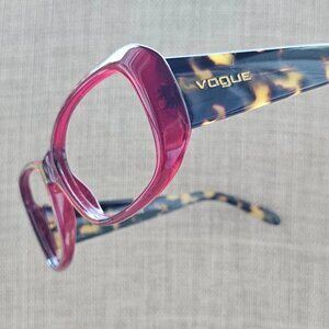 Vogue Women Eyeglasses/Sunglasses Frame Burgundy/Tortoise Glasses VO2606 55[]15